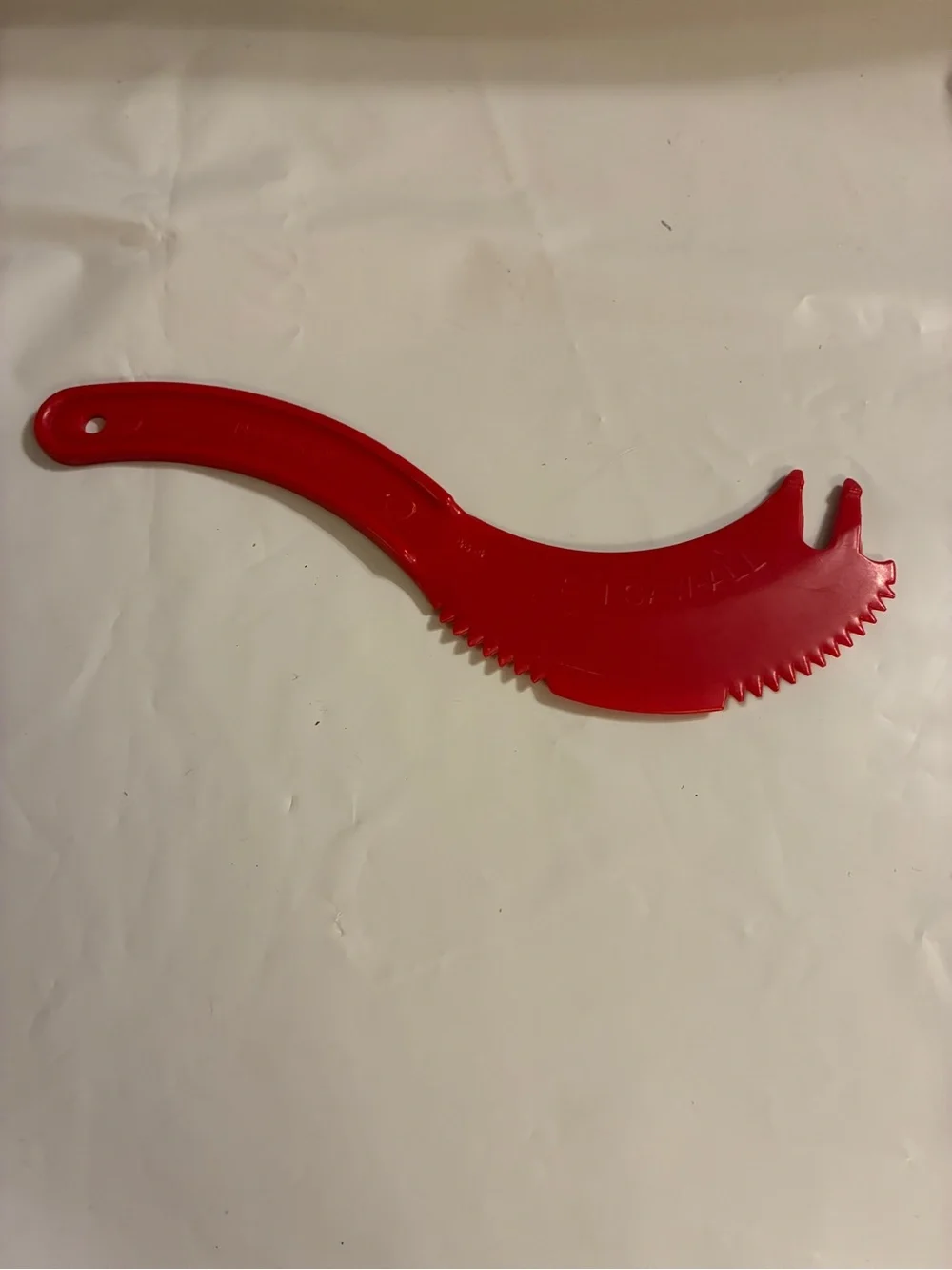 Tupperware Sli Saw All Rocker Cheese knife Red Multi-Purpose Plastic Tool